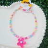 Kit colar + Pulseira - Flor e Rosto Feliz