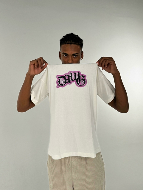 Camiseta Oversized "Grain" - Off White