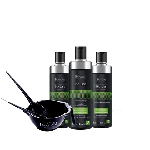 Kit BioLiss - Terapia de realinhamento capilar - 3 passos