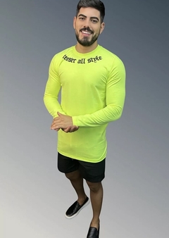 CAMISA MANGA LONGA VERDE TEASER