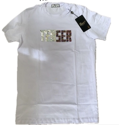 CAMISA BRANCA COM LANTEJOULA TEASER