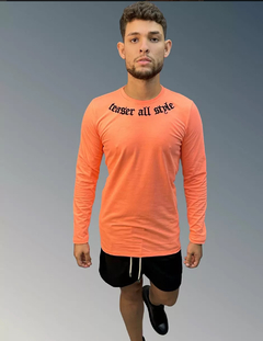 CAMISA MANGA LONGA LARANJA TEASER