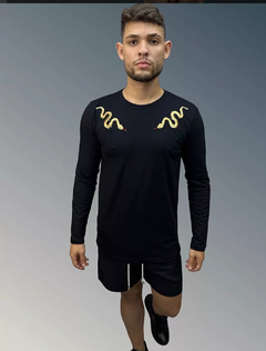 CAMISA MANGA LONGA PRETA TEASER