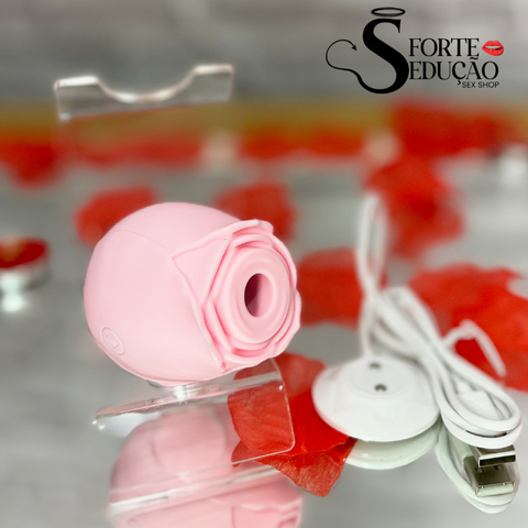 Rosa Estimuladora de Clitóris com Pulsação - comprar online