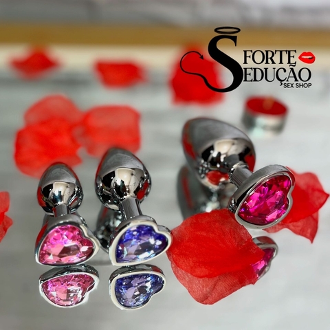 Plug de Aço inoxidável - Joia em Coração - comprar online