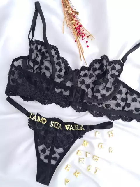 Conjunto Lulu - tule coração - comprar online