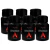 Kit 6x Pó Modelador Para Cabelo Black Matte 5g Alfa Look's