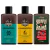Kit 3x Shampoo Barba Calico Jack Lemon Guaraná Don Alcides