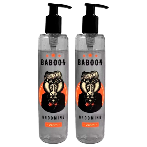 Kit 2x Grooming Para Cabelo E Barba Finalizador - Baboon