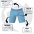Kit 10x Cueca Box Longleg Boxer Masculina Assadura Keeper - SrHomem | Loja Especializada em Produtos Masculinos