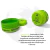 Kit 6x Pasta Cabelo Brilho Apple Green A1 150g Alfa Look`s