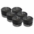 Kit 6x Pasta Modeladora Black Efeito Brilho 80g Alfa Look's