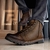 Bota Coturno Masculina Em Couro Zíper Casual Absolut Freeway - loja online