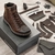 Bota Coturno Masculina Em Couro Zíper Casual Absolut Freeway - SrHomem | Loja Especializada em Produtos Masculinos