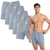 Imagem do Kit 5x Cueca Samba Canção Masculina Abertura Algodão Keeper