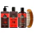Balm Shampoo Cabelo e Barba Negra Pente Curvo Don Alcides