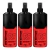 kit 3x Loção Pós Barba red edition R7 200ml alfa look`s
