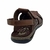 Sandália Chinelo De Couro Masculina Fechada Pegada 131669 - loja online