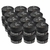 Kit 24x Pasta Modeladora Black Efeito Brilho 80g Alfa Look's