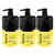 Kit 3x Shaving Gel De Barbear Gold G5 1000ml Alfa Look`s