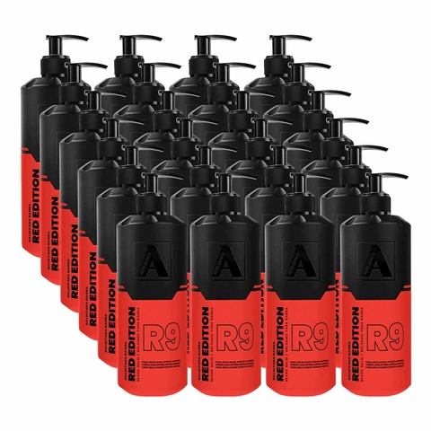 Kit 24x Balm Para Barba Red Edition R9 140ml Alfa Look`s