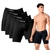 Kit 4x Cueca Box Longleg Masculina Esportiva Assadura Keeper - loja online