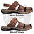 Sandália Chinelo De Couro Masculina Fechada Pegada 131669 - SrHomem | Loja Especializada em Produtos Masculinos