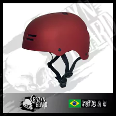 Capacete Pró Crazynboard - Vinho - comprar online