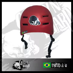 Capacete Pró Crazynboard - Vinho na internet