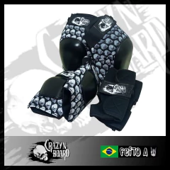 Kit de Proteção Crazynboard - Adulto - Caveira - comprar online