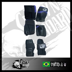 Kit de Proteção Crazynboard Pró - Juvenil - Roxo - comprar online