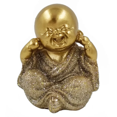 Trio Buda Decorativo 6,8x5,8cm Em Resina Brascontinental - comprar online