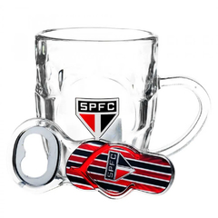 Imagem do Kit Caneca 310ml + Abridor de Garrafas Time de Futebol Mileno (5 Times P/ Escolher)