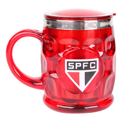 Caneca Térmica Time De Futebol 500ml Em Aço Inox Mileno (6 Times P/ Escolher)