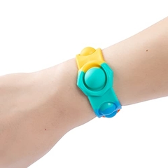 Pulseira Pop It Fidget Brinquedo de Silicone de Apertar Anti Stress - comprar online