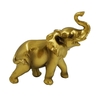 Elefante Decorativo Em Resina Dourado 11,5X12X4