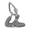 Enfeite Mulher Pose Yoga 12x9cm em Cerâmica Interponte - 2 Modelos