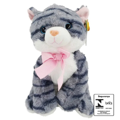 Gato de Pelúcia 23cm em Poliéster Fizzy