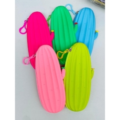 Estojo Escolar Porta-Canetas Cacto Silicone Macio - comprar online
