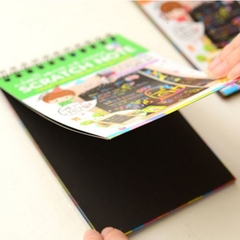 Bloco Caderno De Desenho Com Papel Mágico Colorido na internet