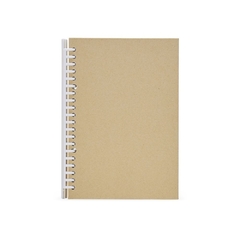 Caderno A5 Kraft 21x15,5cm 87 Folhas C/ Capa Dura e Pauta - loja online