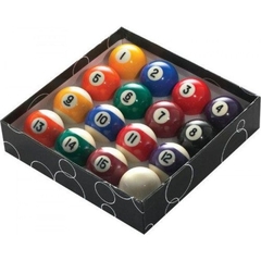 Bolas de Bilhar Western C/ 16 - Jogo Bola 8 (Lisas e listradas)
