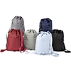 Mochila Saco Poliéster Impermeável C/ Bolsos, Alças Reguláveis e 3 Compartimentos