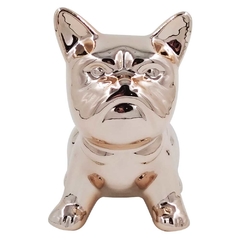 Cachorro Bulldog Decorativo 5x12cm em Cerâmica Interponte - 3 Cores na internet