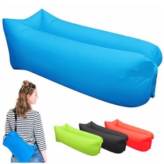 Saco de Dormir Inflável Preguiçoso – Puff – Sofá – Camping - Praia