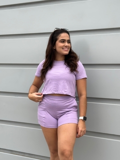 Conjunto pizzy lavanda - Be moda fitness