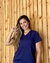 BLUSA GOLA V AZUL MARINHO - comprar online
