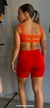 SHORT COM BOLSO LARANJA - Box Conceito