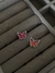 Aros mariposa rojo tornasol - comprar online