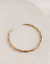 Bracelete torcido dourado ajustável - comprar online